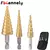 Imagem do Conjunto com 3 Brocas de Passo HSS Titânio | 3-12mm | 4-12mm | 4-20mm | Sulco Reto - Perfuração precisa e versátil em diversos materiais! Este kit com 3 brocas de passo HSS com revestimento de titânio é ideal para profissionais e hobbystas que precisam de eficiência, durabilidade e múltiplos tamanhos em uma só ferramenta.