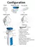 Nebulizador de Malha Silencioso Portátil | Inalador para Asma | Adulto e Infantil - Respire melhor em qualquer lugar! O nebulizador portátil de malha ultrassônica é a solução prática e silenciosa para o tratamento de asma, bronquite, rinite e outras doenças respiratórias. Ideal para crianças e adultos, ele oferece nebulização eficiente com partículas finas, garantindo maior absorção do medicamento nos pulmões. - Ponto Com