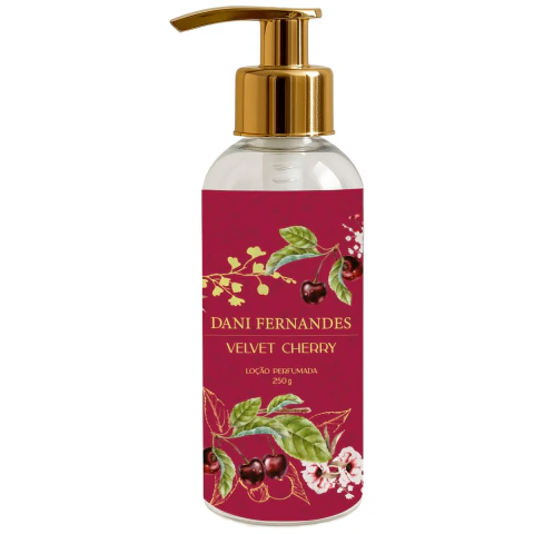 Loção Perfumada Corporal Velvet Cherry 250ml