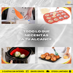 Kit de Cocina Premium en Silicona + Ebook de Recetas en internet
