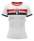 Camisa Feminina São Paulo Casual Stencil Oficial