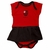 Vestido Body Flamengo Menina Colorido Bebê Oficial - comprar online