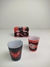 Conjunto 2 Copos Dose Flamengo Kit Cachaça Oficial - Fanáticos Sports