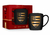 CANECA PORCELANA URBAN 300ML TIMES - FLAMENGO SÉRIE OURO
