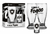 Conjunto Tulipa e Copo Dose Botafogo Kit Oficial