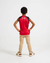 Regata Infantil Flamengo Camiseta Casual Nós Oficial