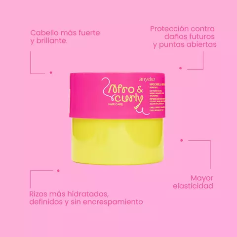 MASCARILLA REPARADORA HIDRATANTE AFRO & CURLY