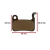 Pastilha Freio Bike Orgânica 04S M975 M765 M601 M858 M535 - comprar online