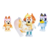 Bonecos Bluey, Bingo, Bandit e Chilli 4un 6cm Hora Casamento na internet