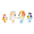 Bonecos Bluey, Bingo, Bandit e Chilli 4un 6cm Hora Casamento - comprar online