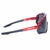Óculos Ciclismo Wild Uv400 Lente Fumê Armação Vermelho Preto na internet