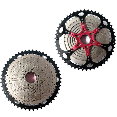 Cassete 12V Coroa 11-50d K7 Freehub p/ 8, 9, 10 e 11v Niquel