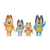 Bonecos Bluey, Bingo, Bandit e Chilli 4 un 6cm Família Bluey na internet