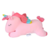 Unicórnio Pelúcia Dormindo Almofada Brinquedo 35cm Original - comprar online