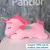 Unicórnio Pelúcia Dormindo Almofada Brinquedo Menina 60cm - Pantior