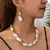 Duo Real Pérola – Conjunto de Colar e Brinco Elegante