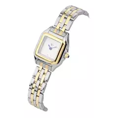 Relógio Feminino Boxy Bicolor Gold na internet