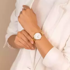 Relógio Feminino Dourado Madison Gold 32mm - comprar online