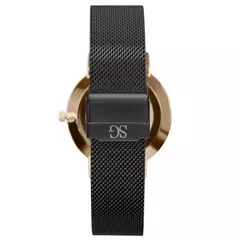 Relógio Feminino Preto Houston Rosé Gold 32mm