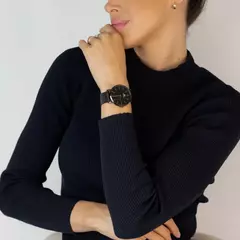 Relógio Minimalista Preto Houston Full Black 40mm - Volhora