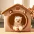 Cama para Gatos, Gatinhos e Pequenos Pets – Modelo Semifechado com Design Fofo - loja online