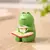 Mini Ornamento Sapo na Cadeira de Balanço – Decoração Fofa Japonesa para Escritório ou Casa - loja online