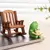 Mini Ornamento Sapo na Cadeira de Balanço – Decoração Fofa Japonesa para Escritório ou Casa - comprar online