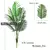 Palmeira Artificial Tropical Kmitang – Verde Viva, Estilo Natural, 90-120cm na internet