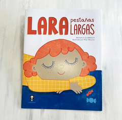 Portada Libro: "Lara pestañas largas"
