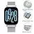 Pulseira milanesa de 20mm magnética para Garmin, Amazfi, Polar e Galaxy Watch
