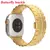 Pulseira de aço inoxidável para Apple Watch Series 10, 9, 8, 7 46mm 45mm se 6 42m