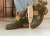 BOTA WALUNG verde de cuero