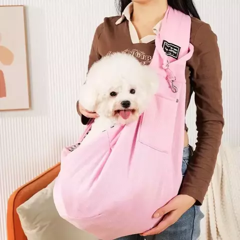 Bolsa de Ombro Crossbody Premium para Cães: Conforto e Segurança Garantidos no Passeio. Leve seu Pet com Amor e Praticidade. Passeios Felizes!