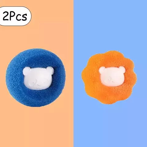 Removedor de Pelos para Máquina de Lavar (1-4 Peças): Diga Adeus aos Fiapos e Pelos de Pets nas Suas Roupas!