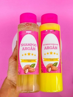 Shampoo y acondicionador de oleo de argan