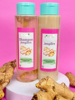 Shampooo y acondicionador de jemgibre y ají