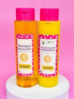 Shampoo y acondicionador de manzanilla