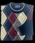 Suéter Intarsia Argyle na internet