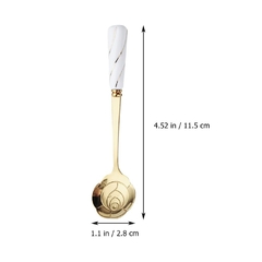 Set x6 Cucharas de Té. Diseño Dorado Elegante - vexa_store