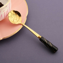 Set x6 Cucharas de Té. Diseño Dorado Elegante