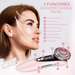 Masajeador Ultrasónico Facial – limpieza profunda y efecto antienvejecimiento - tienda online