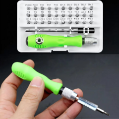 Destornillador Extensible Magnético 32 en 1. Kit de Precisión Multiusos