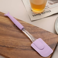 Espátula de Silicona "Cola de Sirena" – ¡magia y color en tu cocina!
