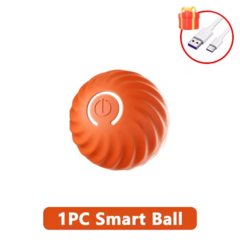 Bola Interactiva Automática Naranja – diversión inteligente para tu mascota en internet