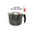 Jogo de Panela Kit Frigideira 5 Pçs Aluminio Craqueado Preto - comprar online