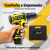 Parafusadeira Furadeira Sem Fio 12v Bateria Portatil Amarelo - comprar online