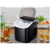Maquina de Gelo Em Cubos Portatil 12kg 1,3L Preto
