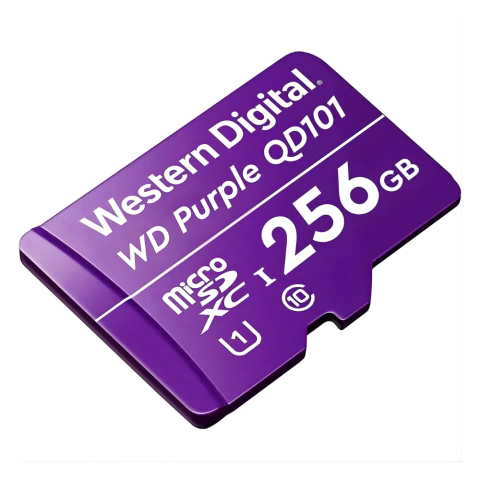 Cartão de Memória 256gb WD Purple MicroSDXC 100mb/s Roxo