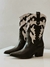 BOTA FEMININA CONFORT PRETO/VANILLA - comprar online