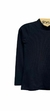 Camisa Canelada Preta